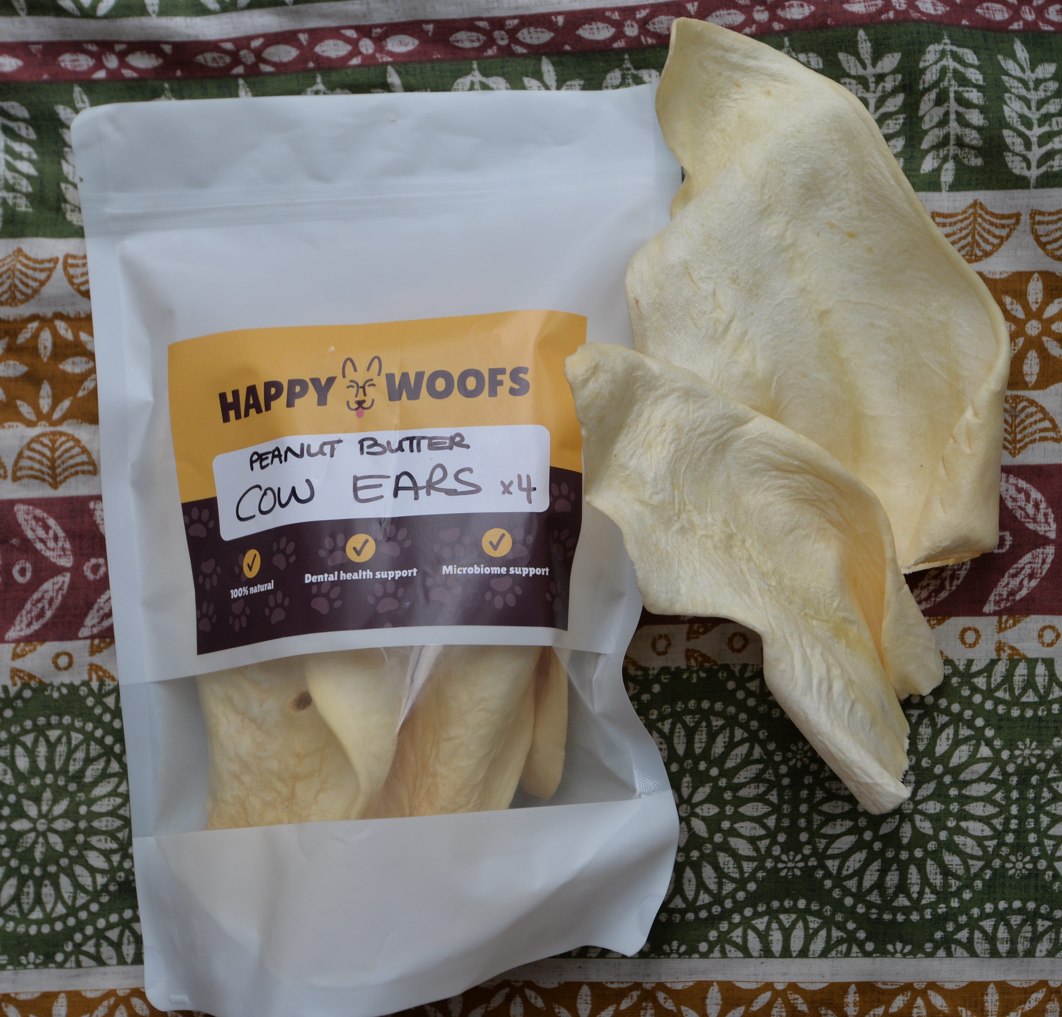 Cows Ears – Peanut Butter Flavour